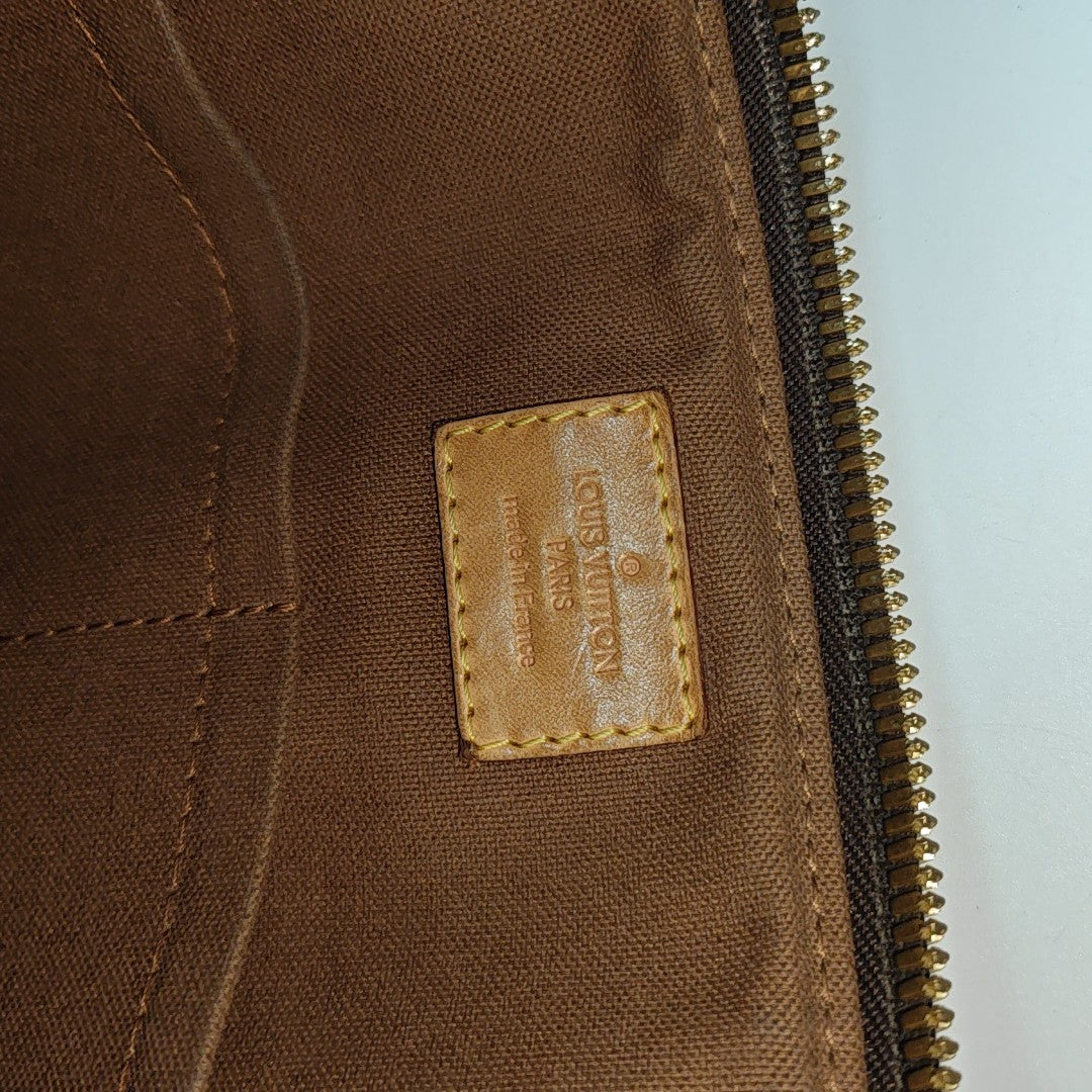 PALERMO PM Monogram Coated Canvas Brown