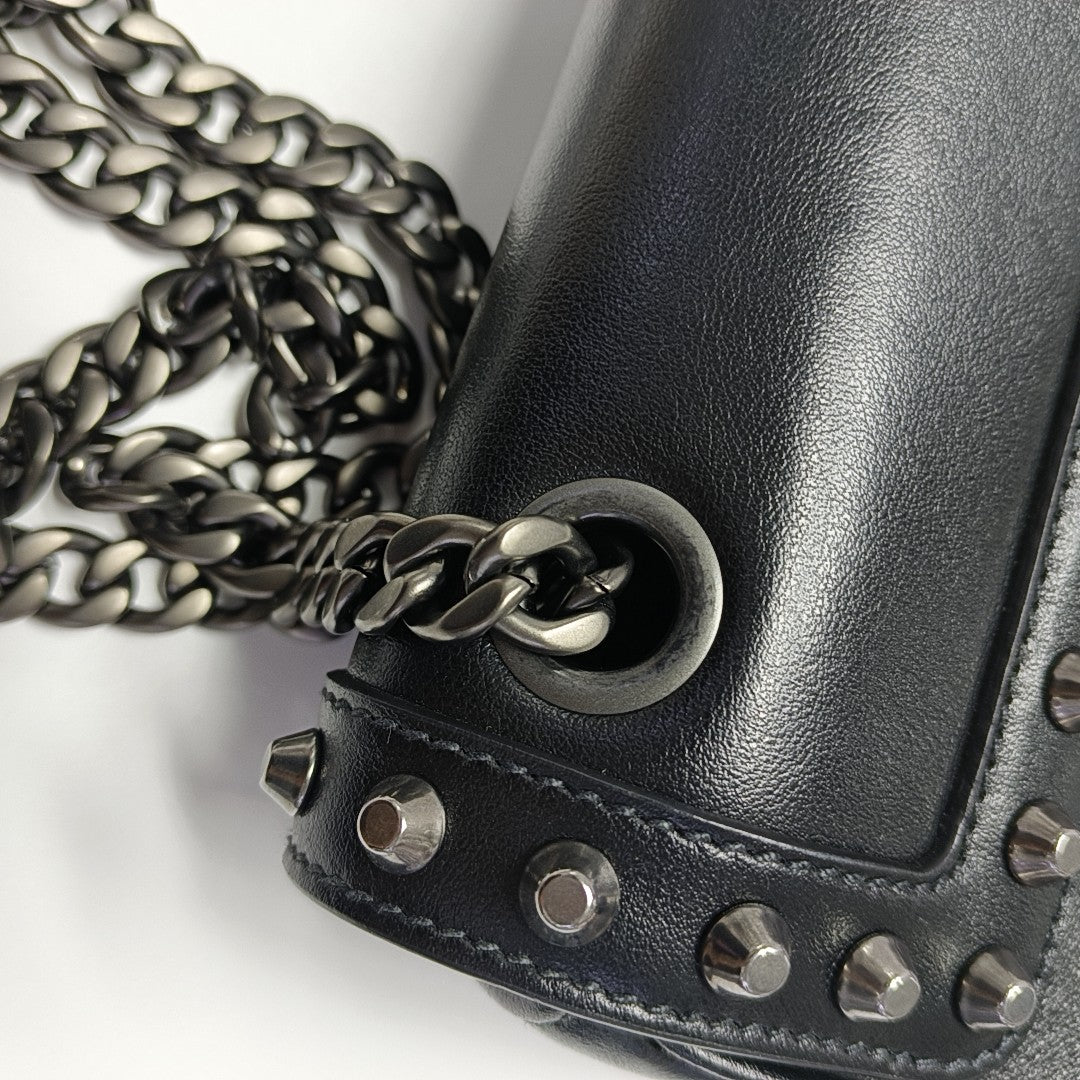 Calfskin Crossbody Bag Black