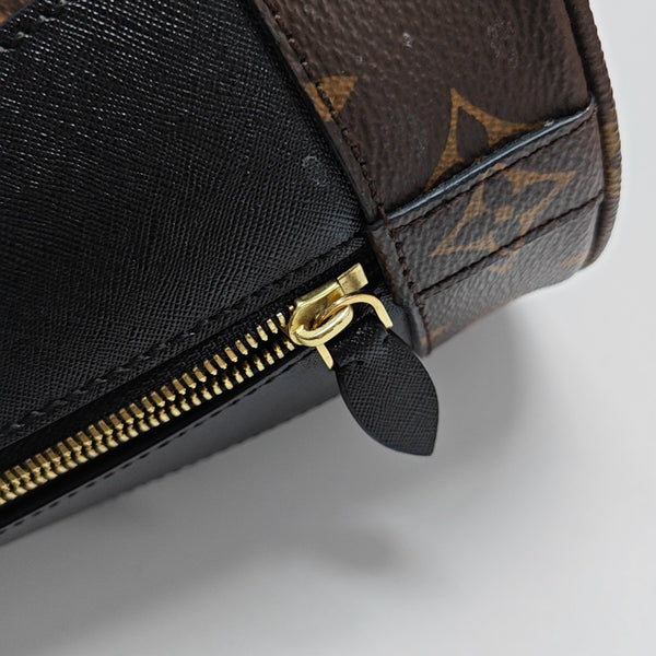Monogram Coated Canvas Shoulder Bag Brown