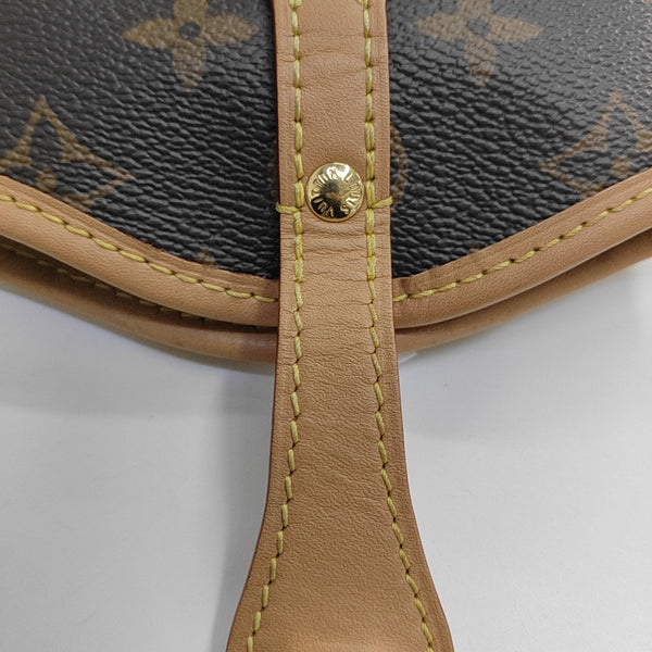 FOLD ME Monogram Coated Canvas Brown