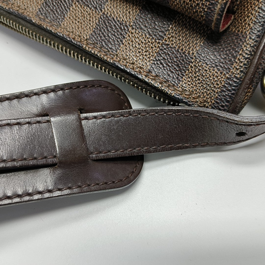 RAVELLO GM Damier Ebene Coated Canvas Brown