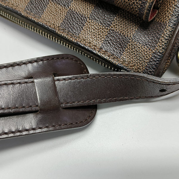 RAVELLO GM Damier Ebene Coated Canvas Brown