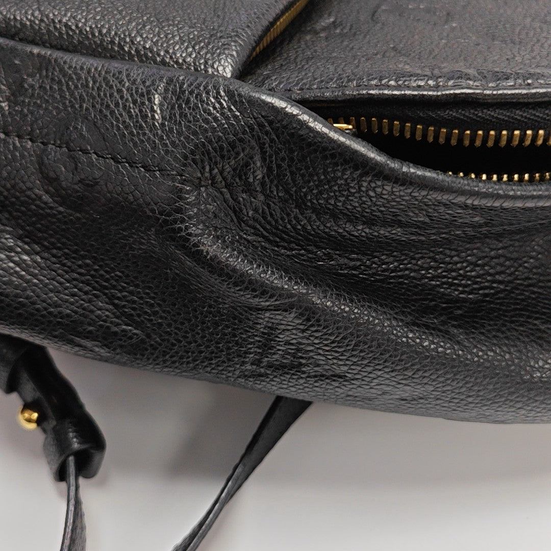 SORBONNE Monogram Calfskin Black