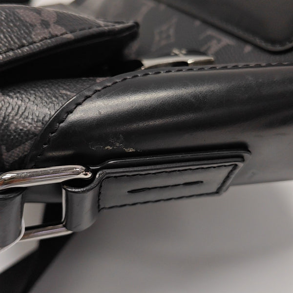 VOYAGER PM Monogram Coated Canvas Black