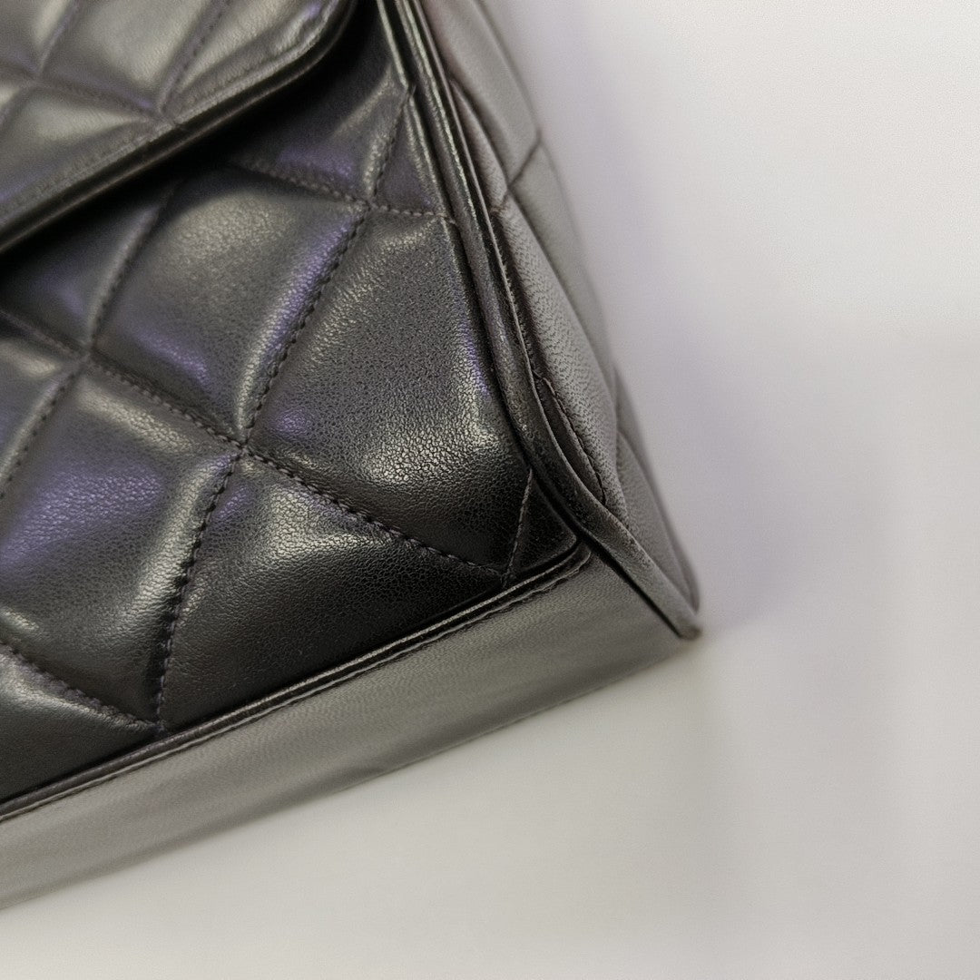 Quilted Lambskin Black