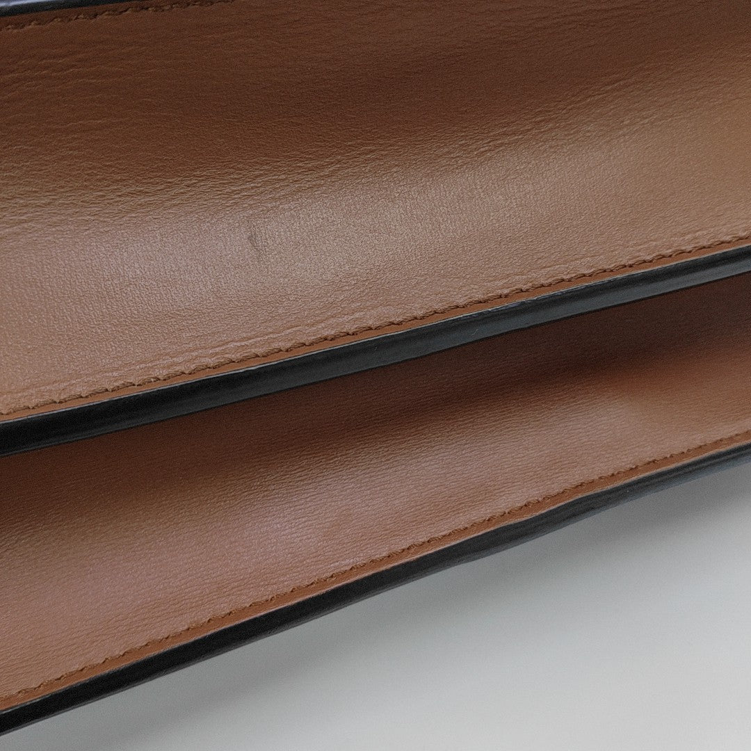 DAUPHINE MM Monogram Coated Canvas Brown