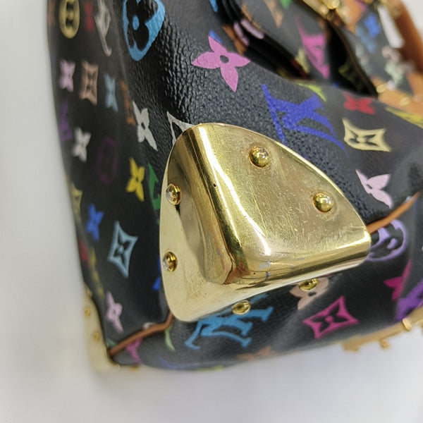 LV × TM SPEEDY 30 Monogram Coated Canvas Black