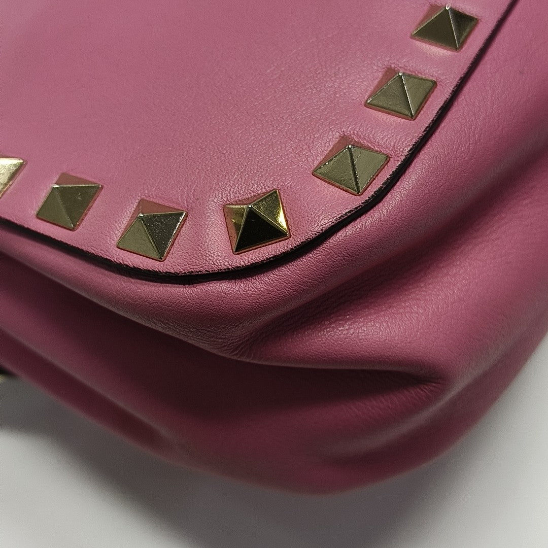 Rockstud Mini Calfskin Pink