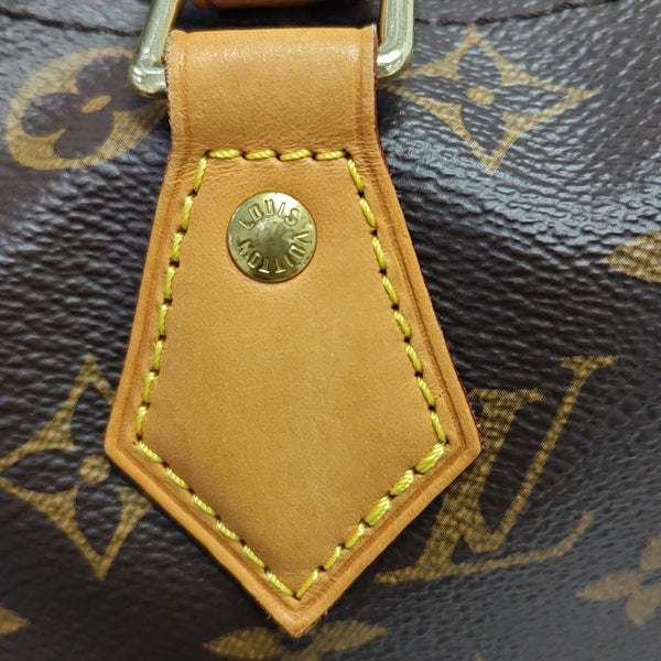 SPEEDY 30 Monogram Coated Canvas Brown