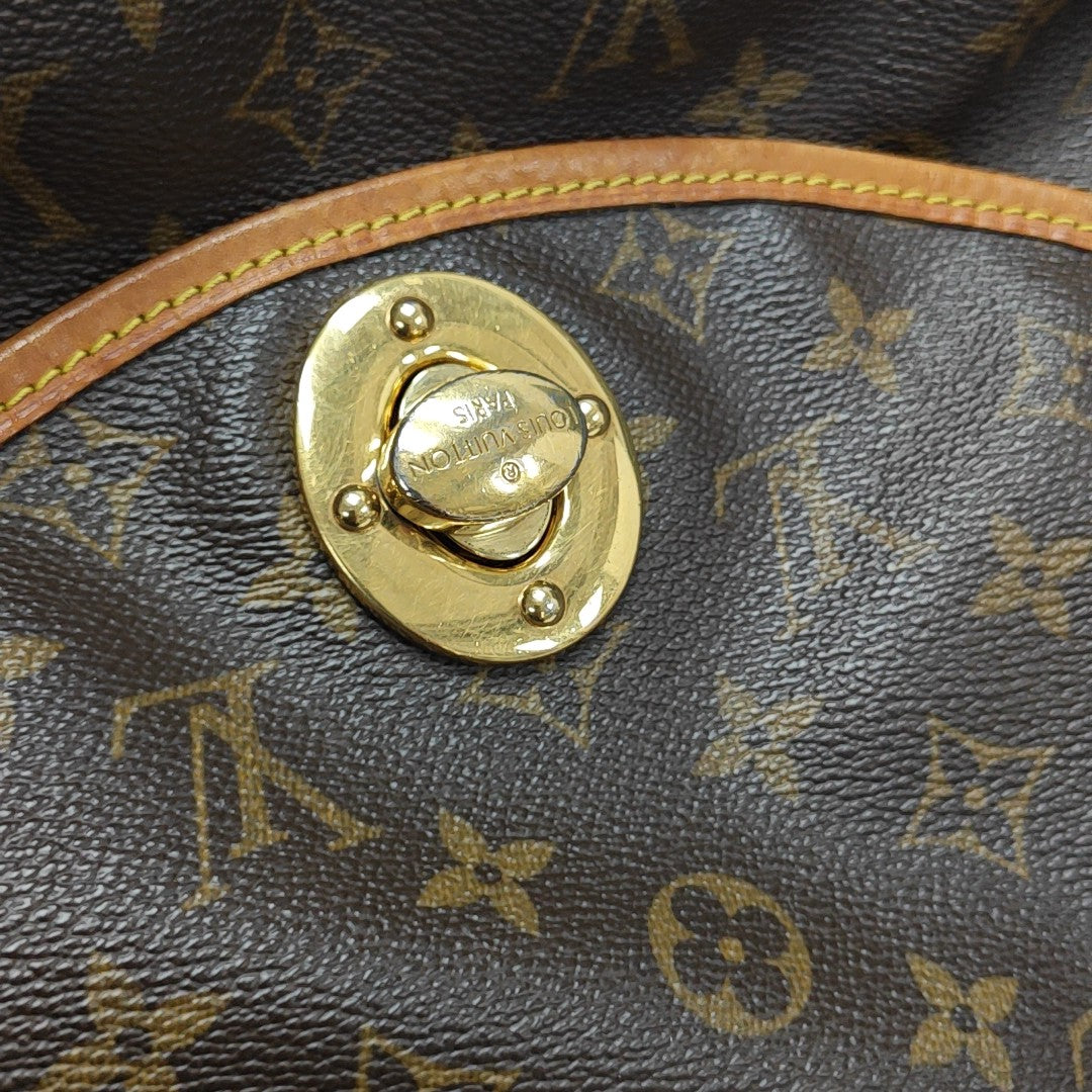 TULUM GM Monogram Coated Canvas Brown