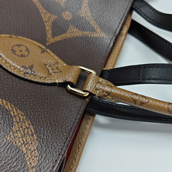 ONTHEGO GM Monogram Coated Canvas Brown