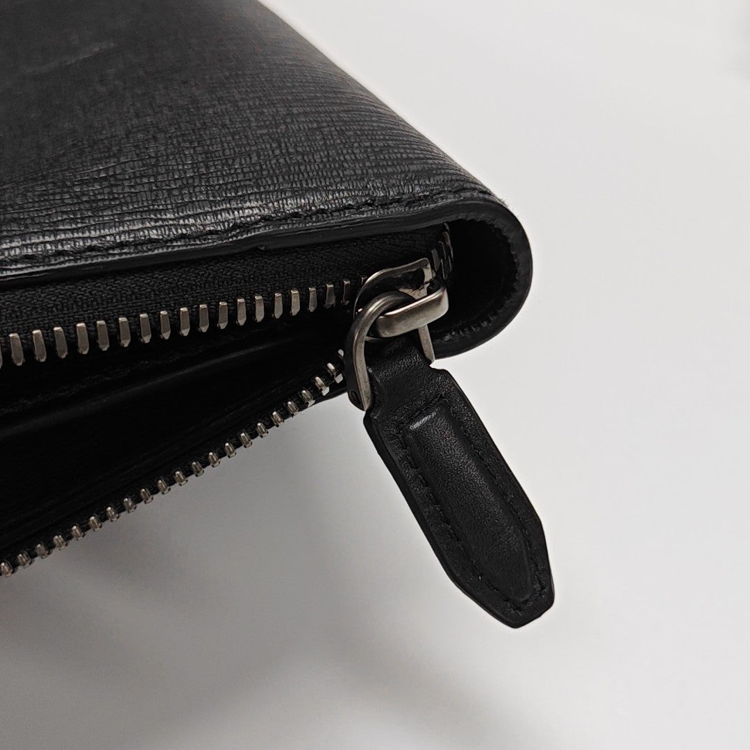 Calfskin Top Handle Bag Black