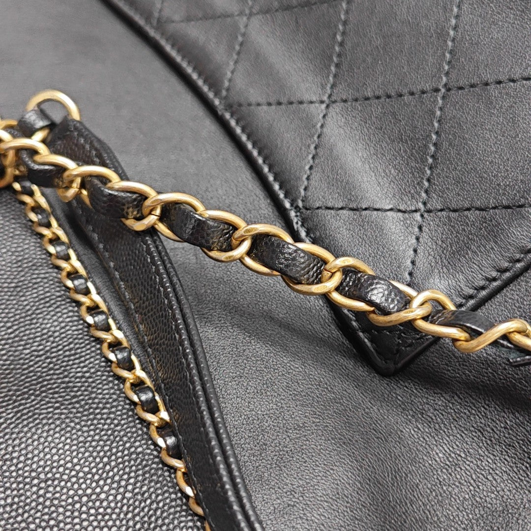 Quilted Calfskin Black