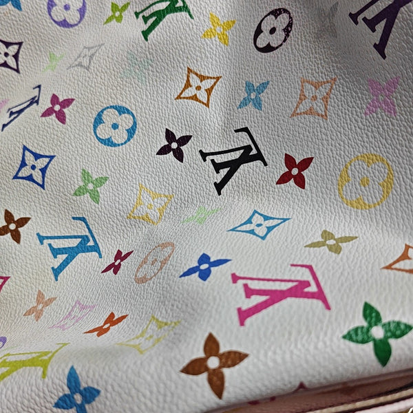 LV × TM NÉONOÉ MM Monogram Coated Canvas White