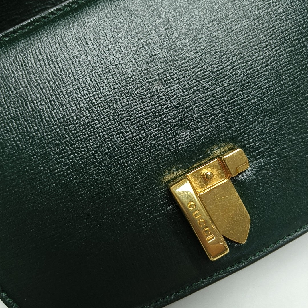 Sylvie 1969 Mini Calfskin Green