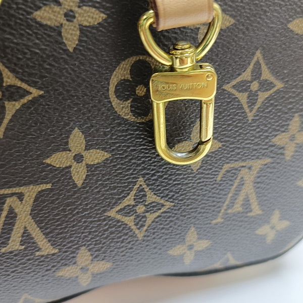 NÉONOÉ MM Monogram Coated Canvas Brown