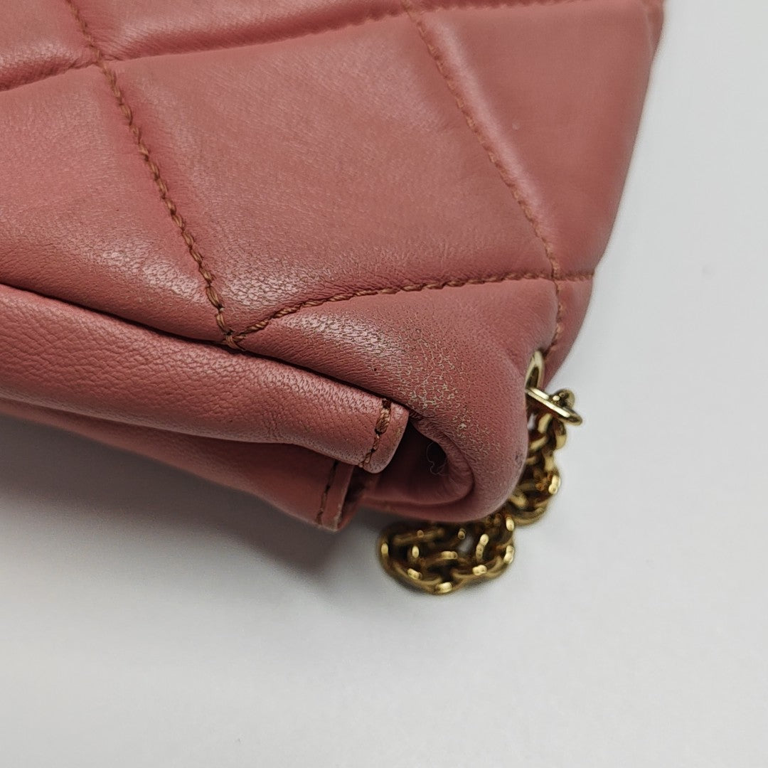 Vara Quilted Calfskin Pink