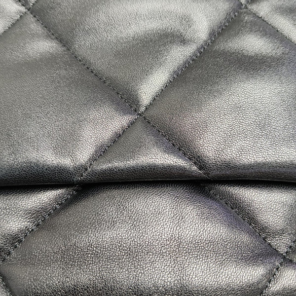 CHANEL 19 Small Quilted Lambskin Black