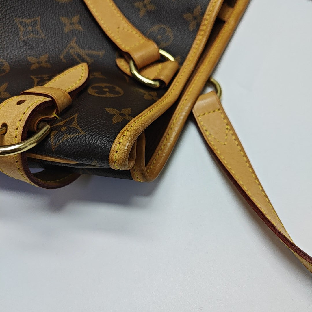 BATIGNOLLES GM Monogram Coated Canvas Brown