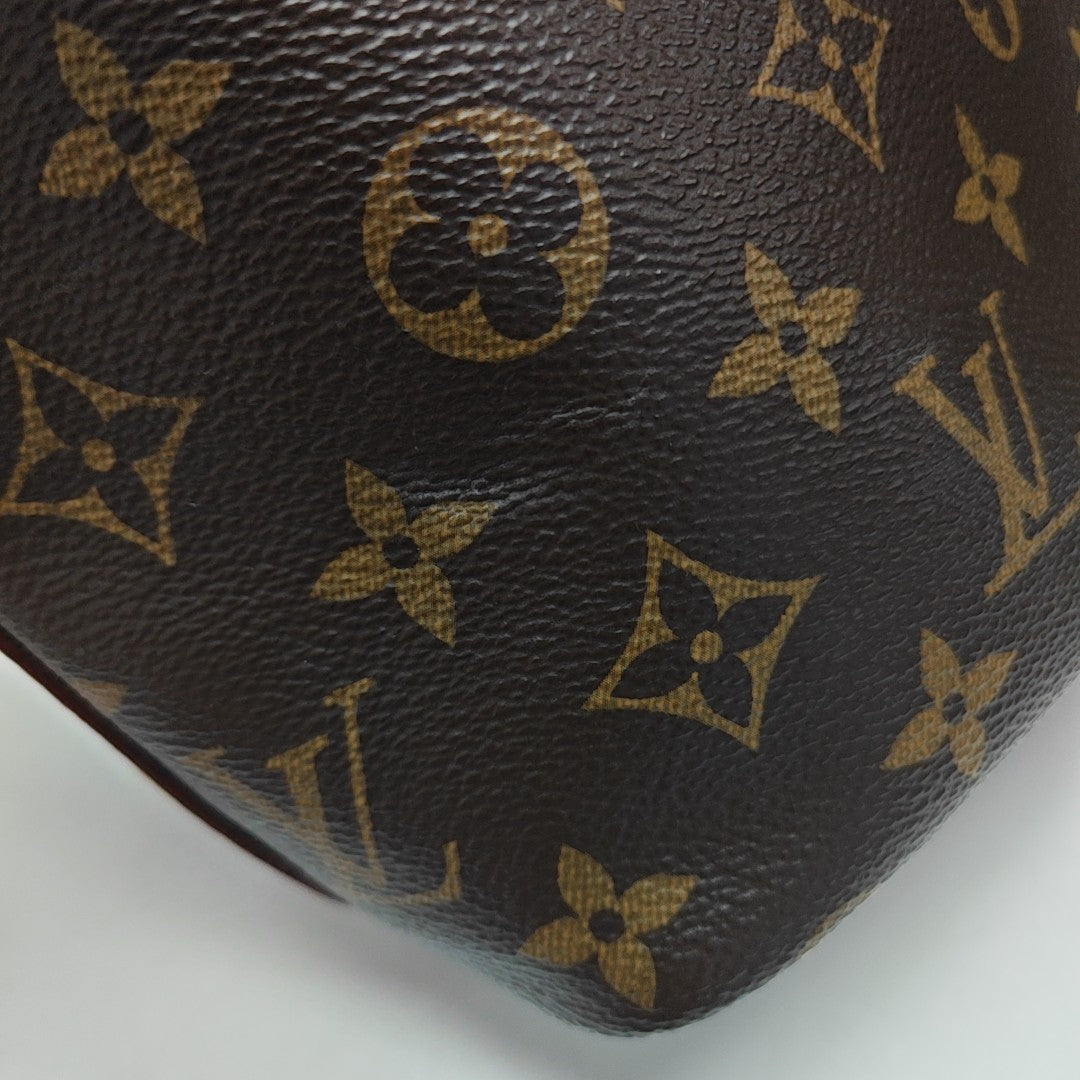 NÉONOÉ Nano Monogram Coated Canvas Brown
