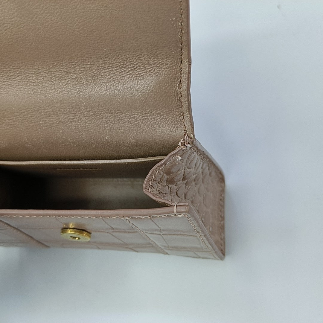 Hourglass Mini Calfskin Pink