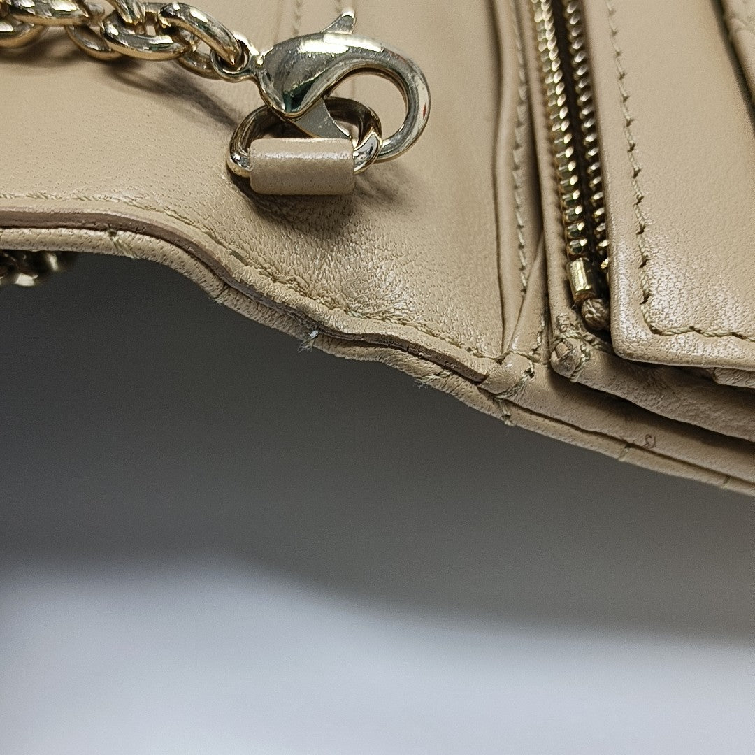 Miss Dior Cannage Lambskin Beige