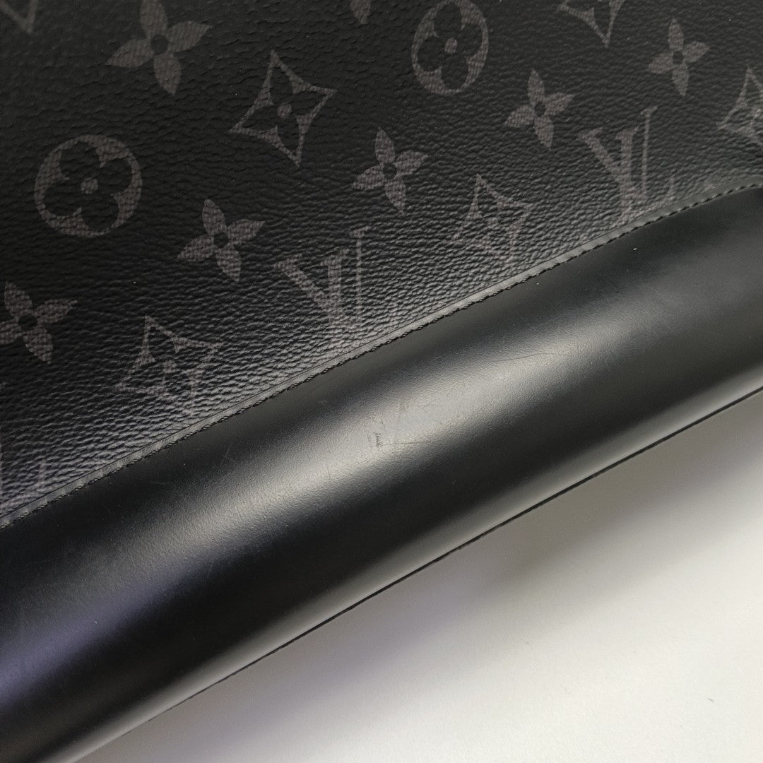 VOYAGER PM Monogram Coated Canvas Black
