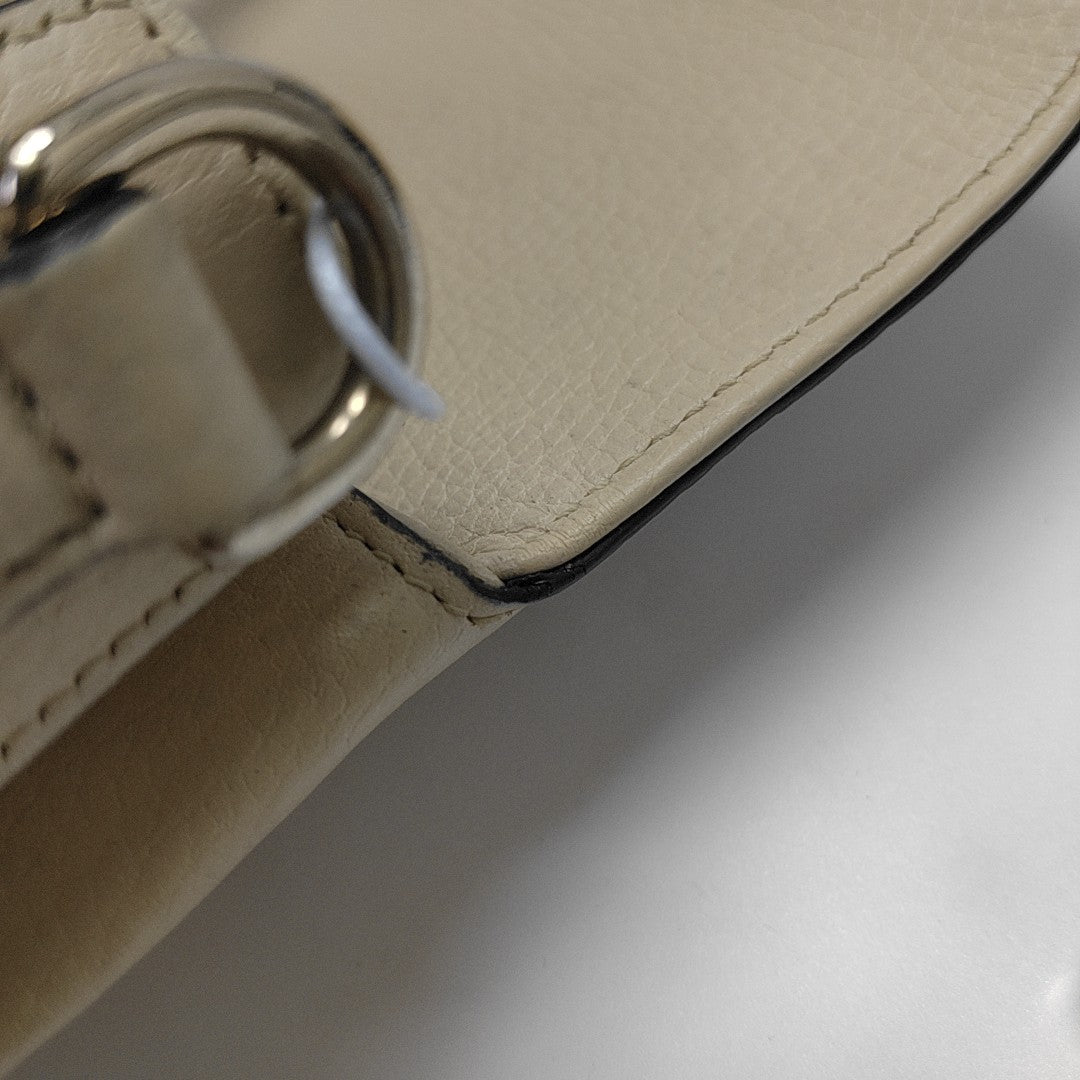 Interlocking G Mini Calfskin Beige