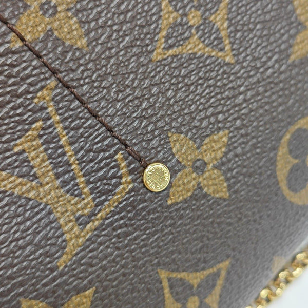 FAVORITE PM Monogram Coated Canvas Brown