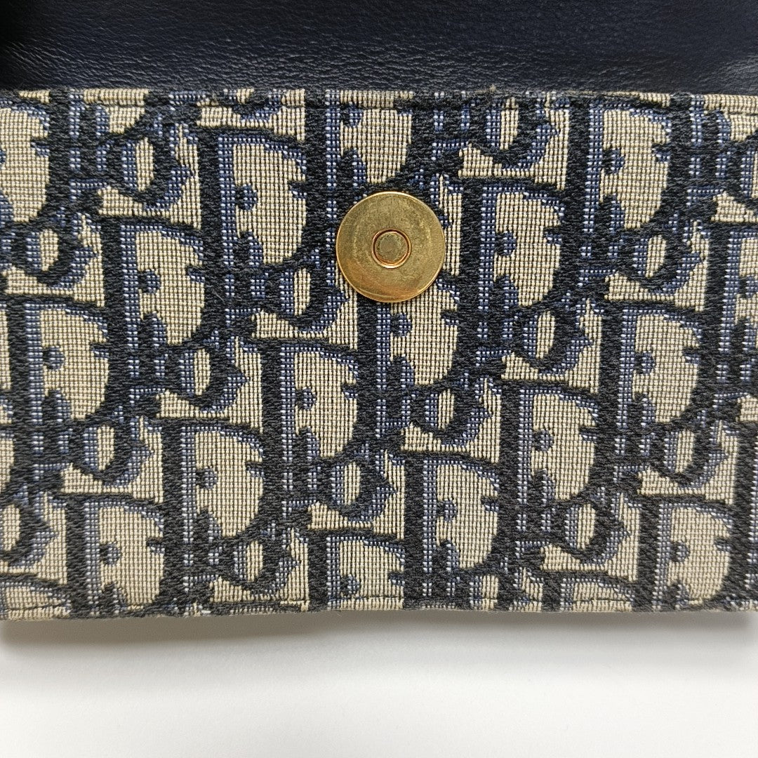 Saddle Mini Oblique Canvas Blue