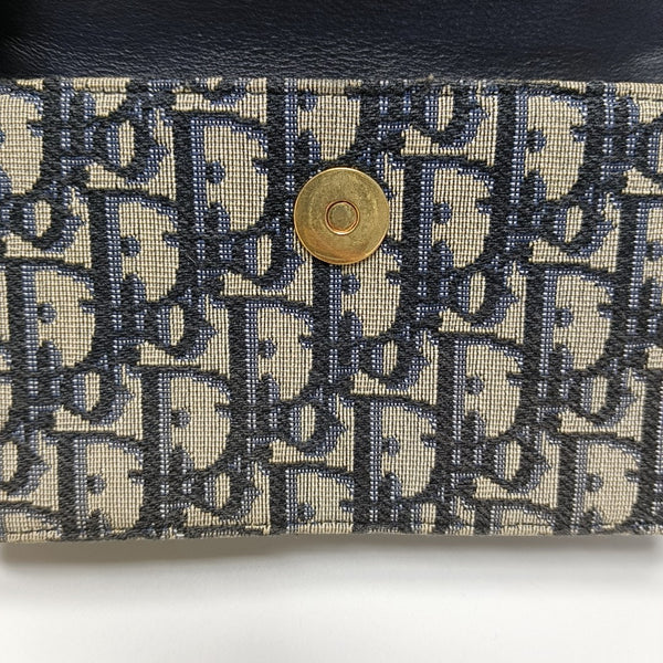 Saddle Mini Oblique Canvas Blue