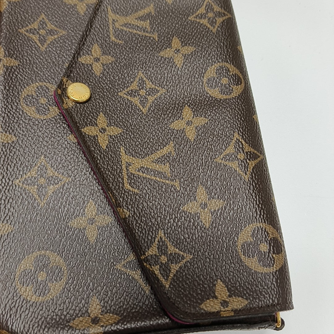 FÉLICIE Monogram Coated Canvas Brown
