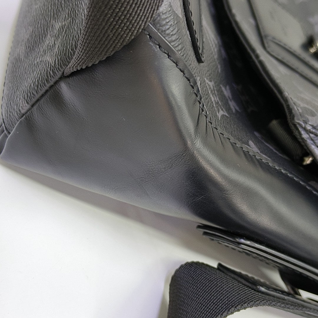 VOYAGER PM Monogram Coated Canvas Black