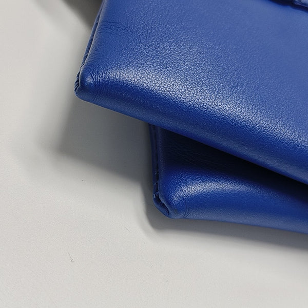 Calfskin Shoulder Bag Blue