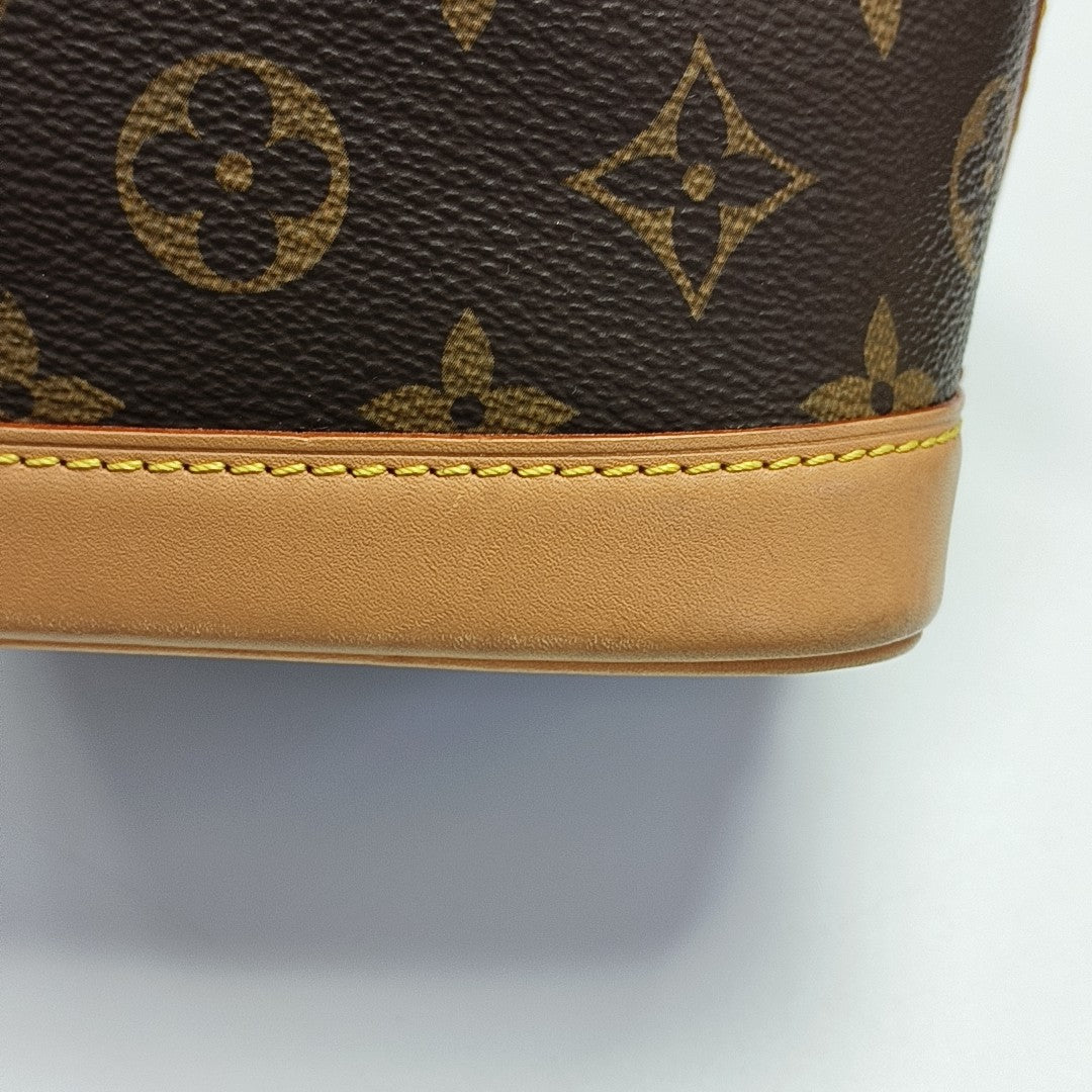 NOÉ Nano Monogram Coated Canvas Brown