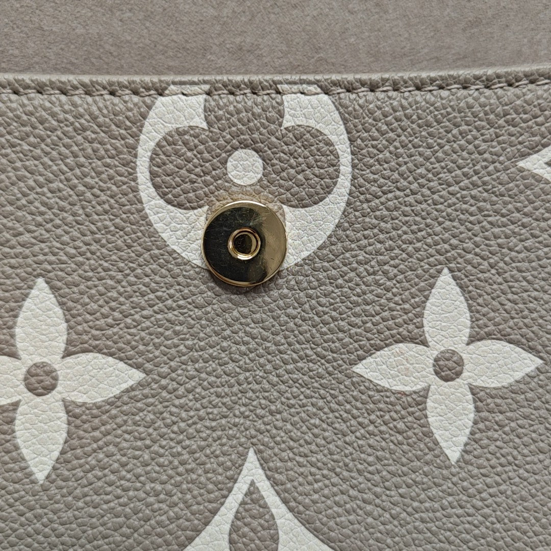 IVY Monogram Calfskin Gray