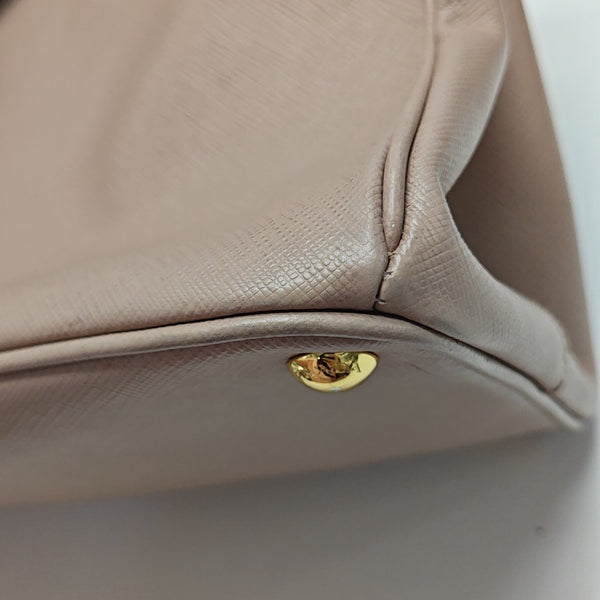 Galleria Large Saffiano Calfskin Pink