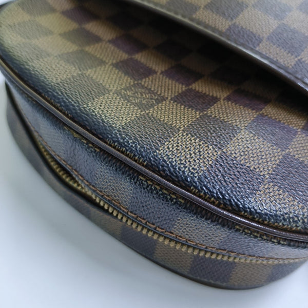 IPANEMA PM Damier Ebene Coated Canvas Brown