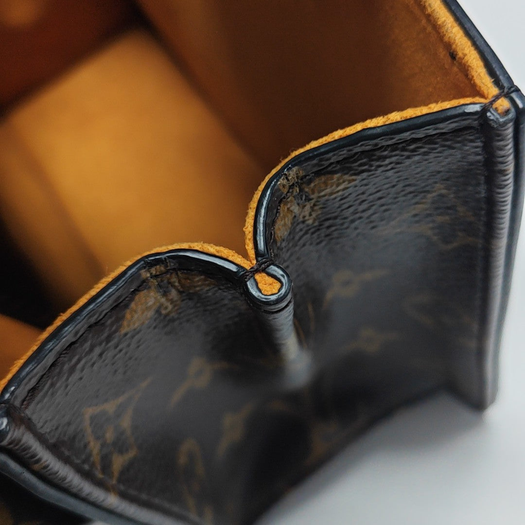WYNWOOD Monogram Patent Leather Black