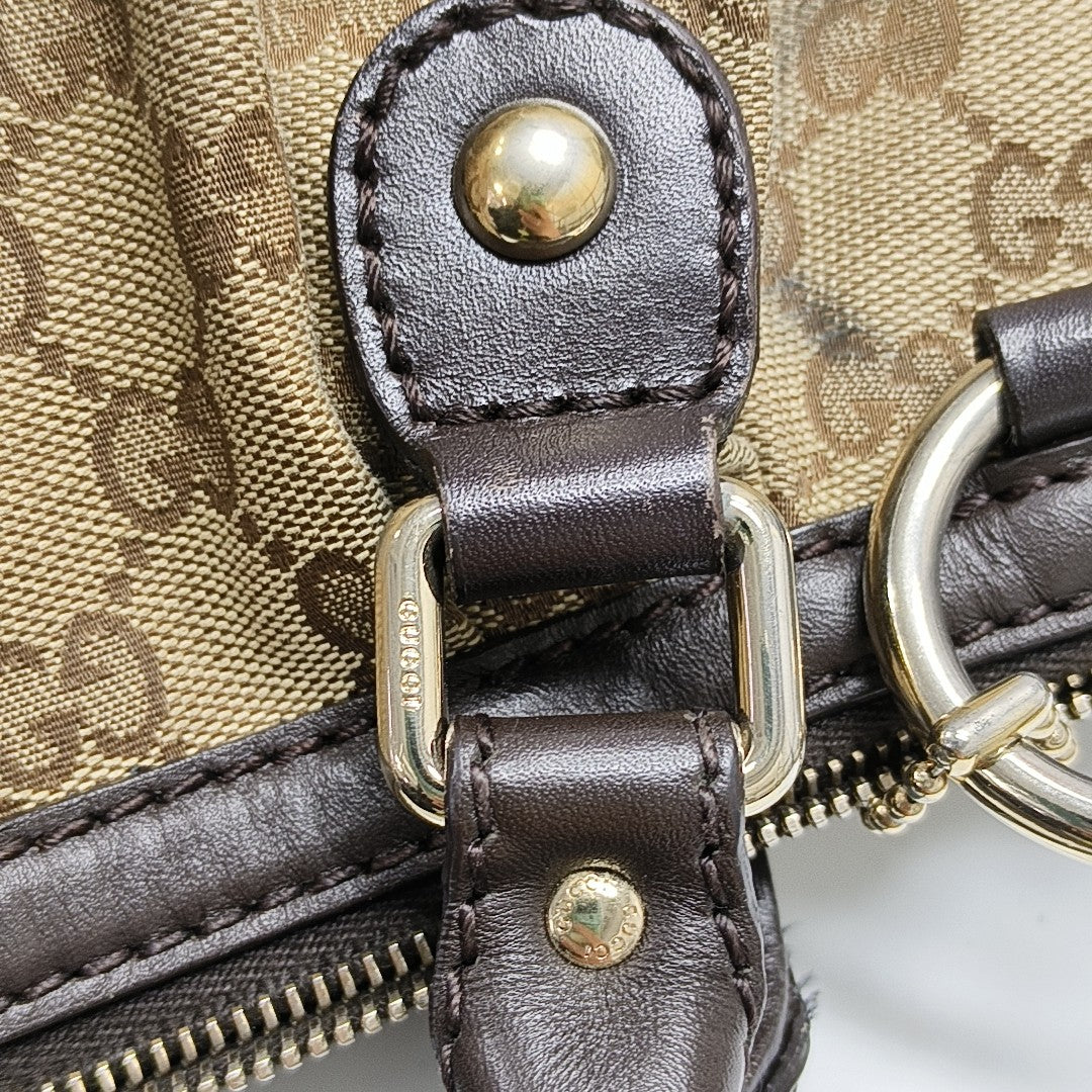 Sukey Monogram Canvas Brown