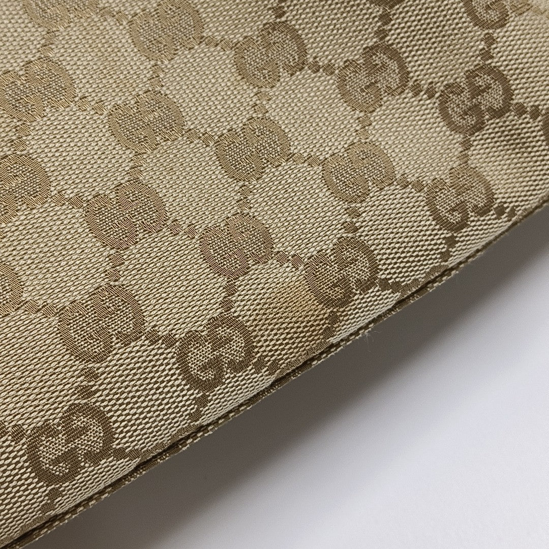 Monogram Canvas Tote Bag Beige