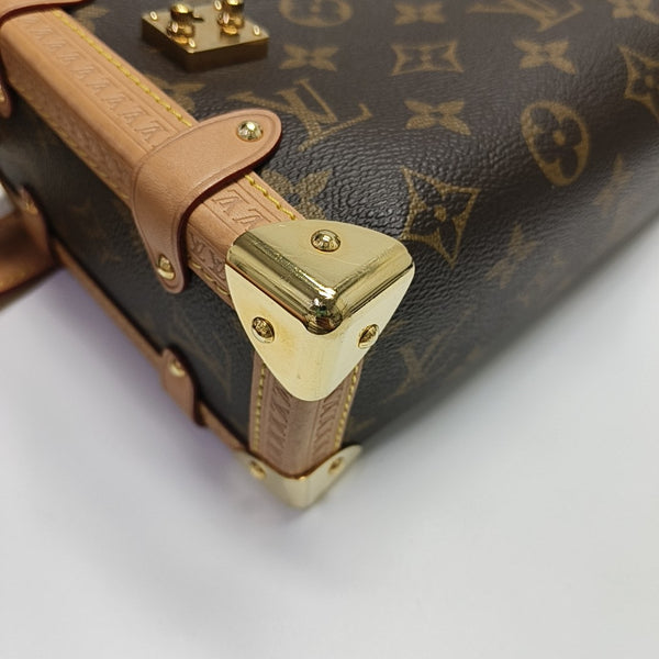 SIDE TRUNK MM Monogram Coated Canvas Brown