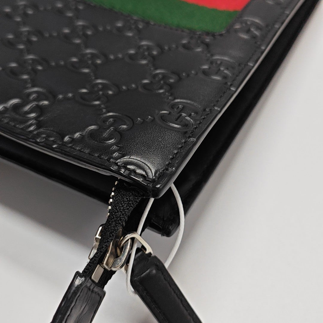 Signature Monogram Calfskin Black