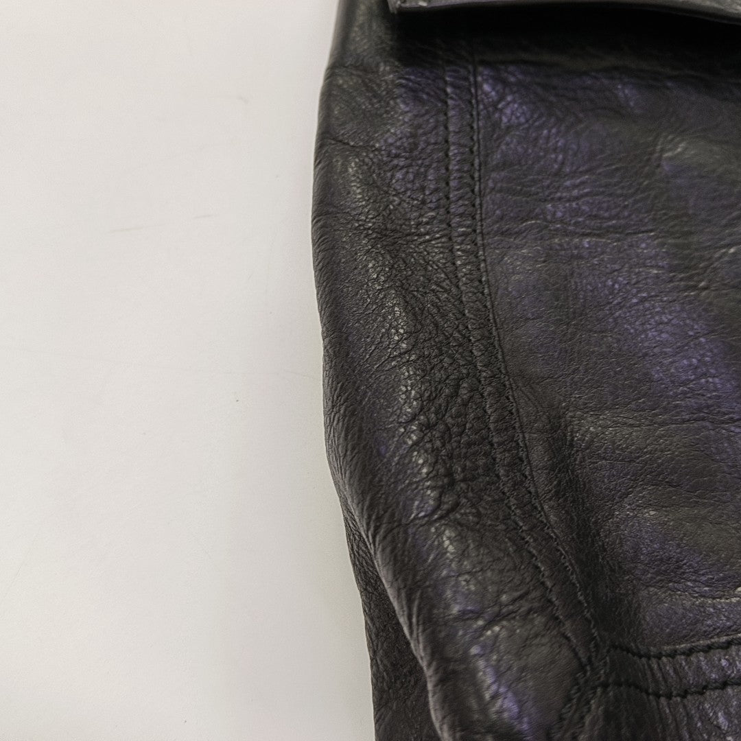 Baguette Quilted Calfskin Black