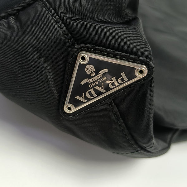 Nylon Shoulder Bag Black