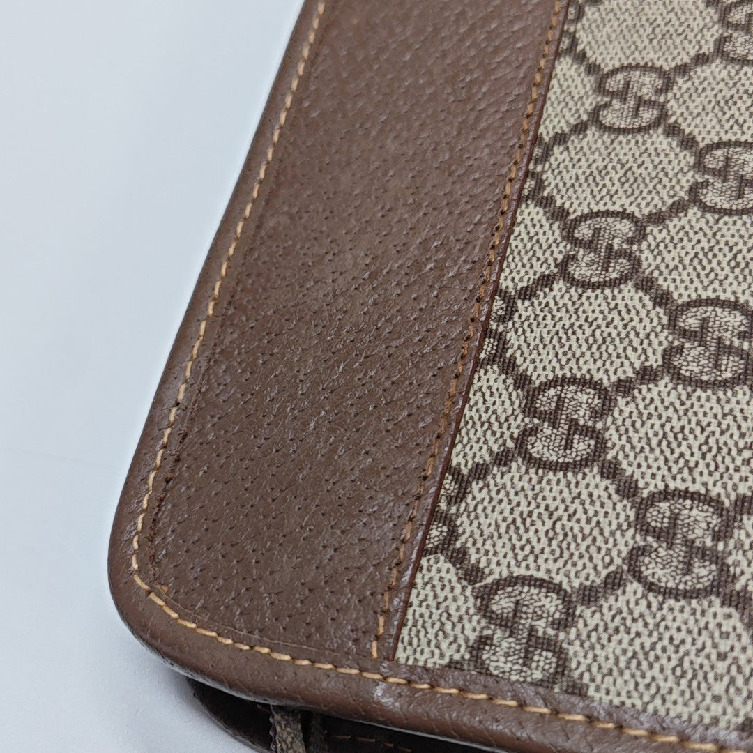 Ophidia Small Monogram Coated Canvas Beige