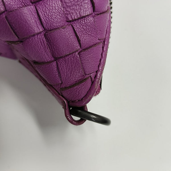 Calfskin Shoulder Bag Purple