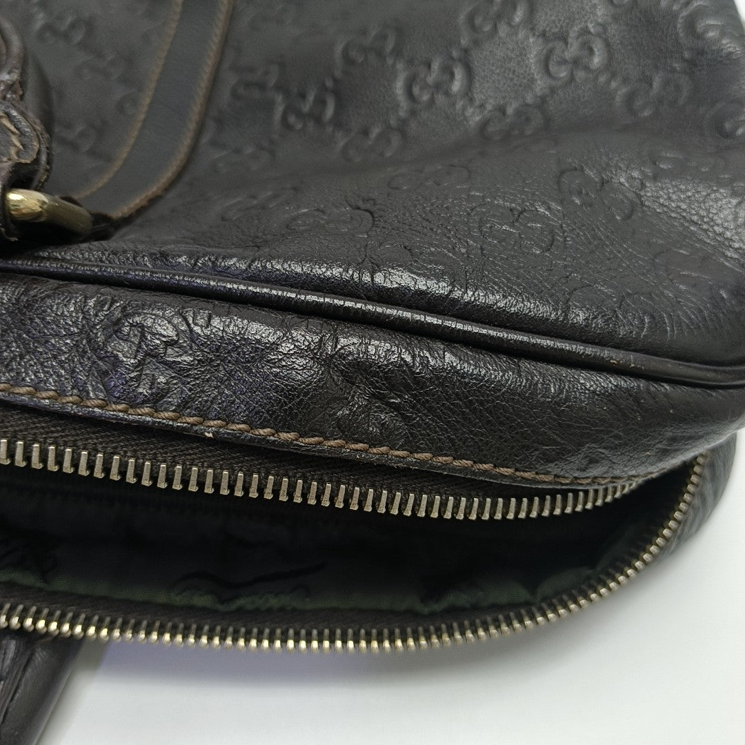 Signature Monogram Calfskin Brown
