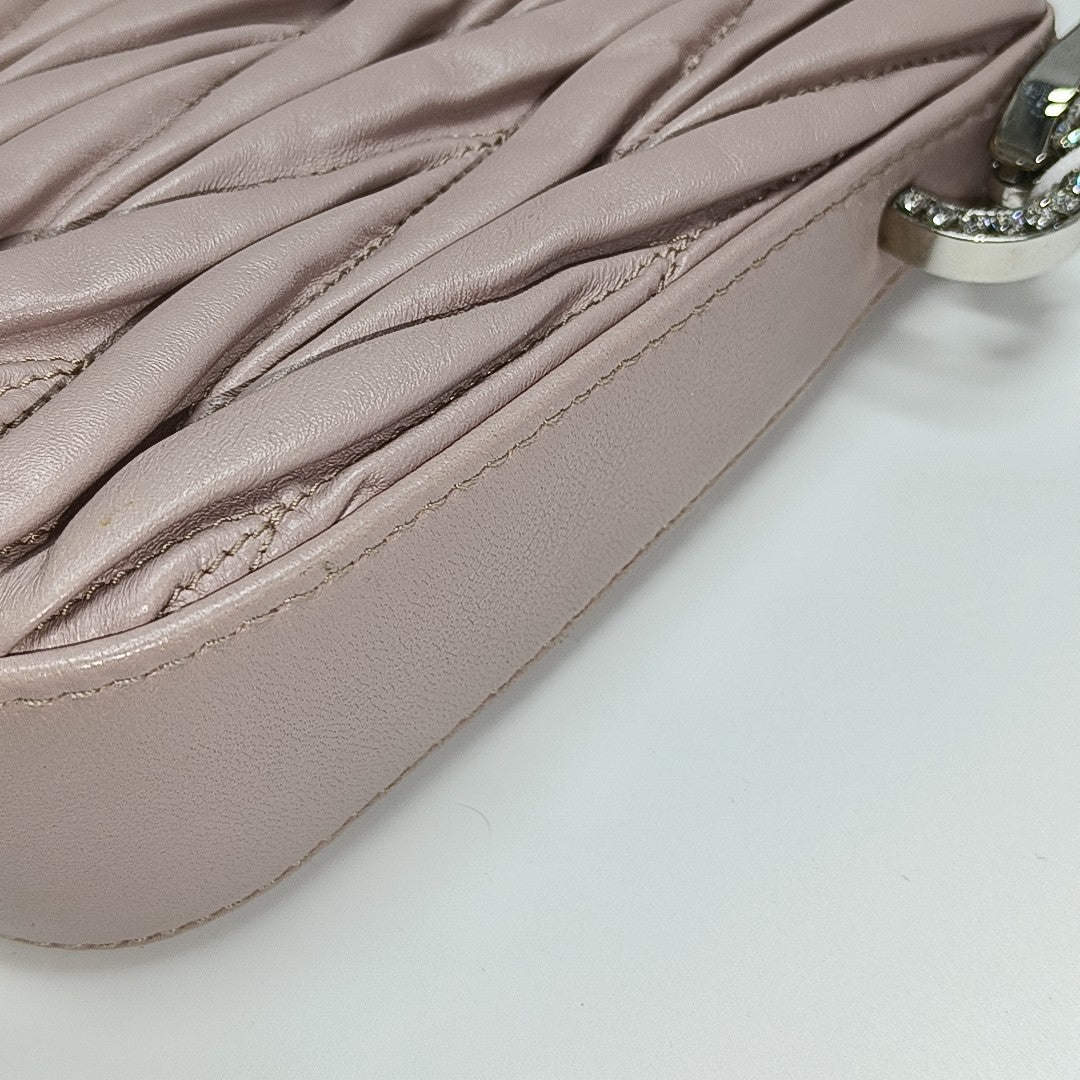 Matelassé Quilted Lambskin Pink
