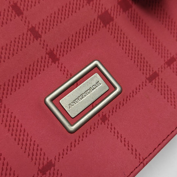 Special Material Shoulder Bag Red
